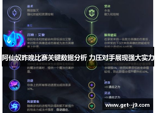 阿仙奴昨晚比赛关键数据分析 力压对手展现强大实力